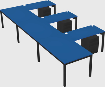 L-shaped desk
