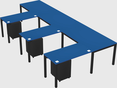 L-shaped desk