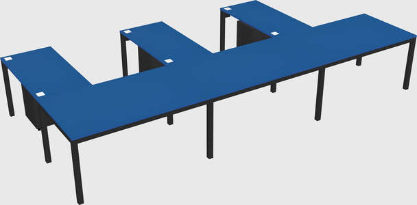 L-shaped desk