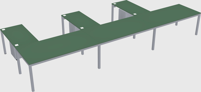 L-shaped desk