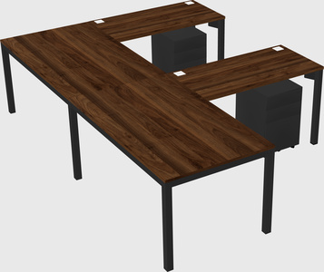 L-shaped desk