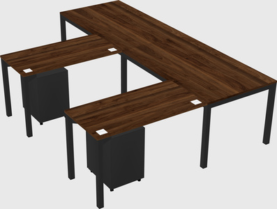 L-shaped desk