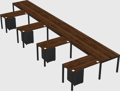 L-shaped desk