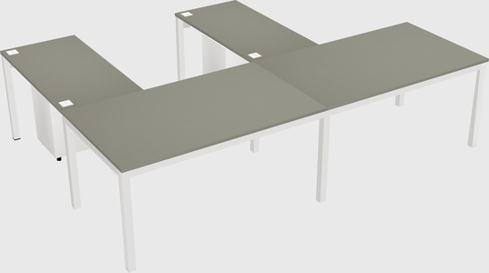 L-shaped desk