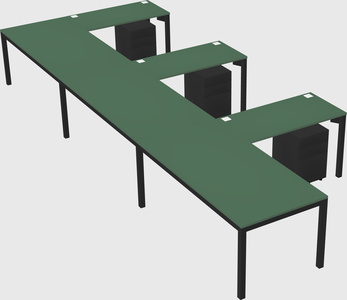 L-shaped desk