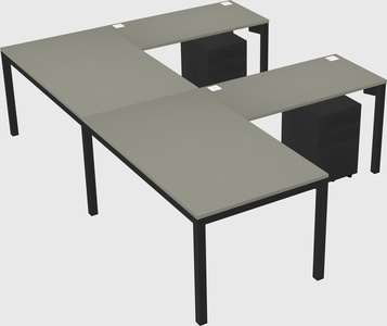 L-shaped desk