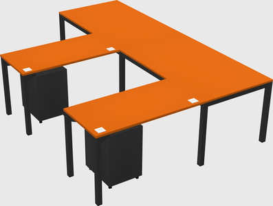 L-shaped desk