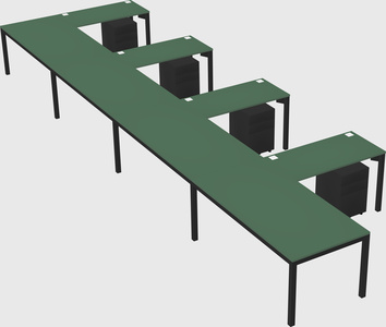 L-shaped desk