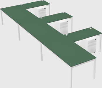 L-shaped desk