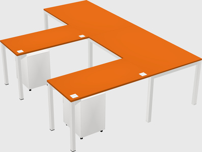 L-shaped desk