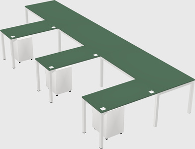 L-shaped desk