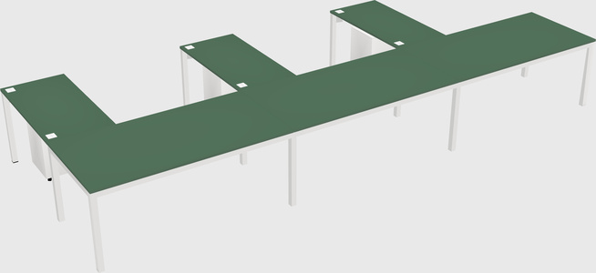 L-shaped desk
