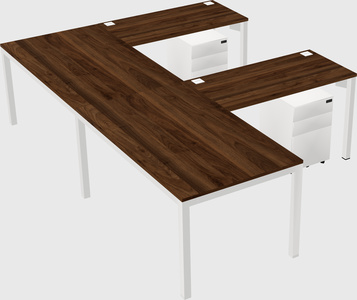 L-shaped desk