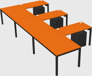 L-shaped desk
