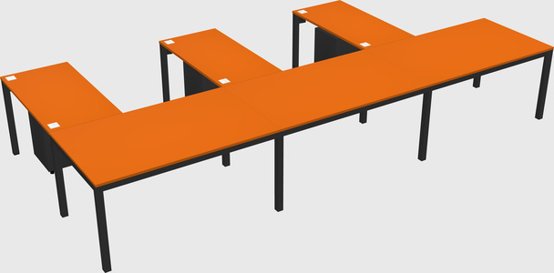 L-shaped desk