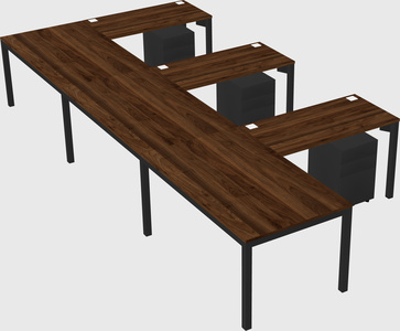 L-shaped desk