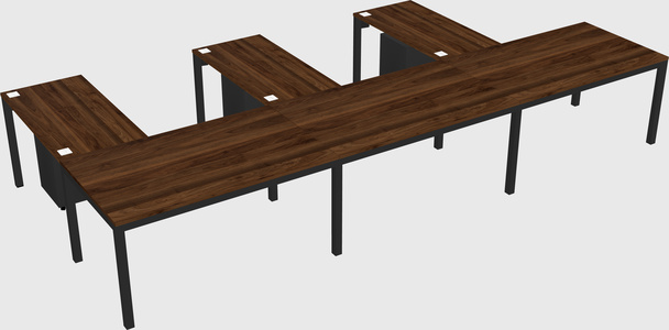 L-shaped desk