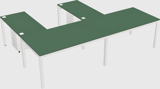L-shaped desk