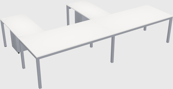 L-shaped desk