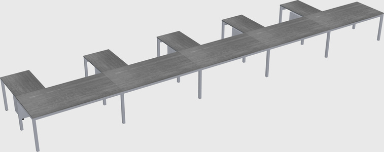 L-shaped desk