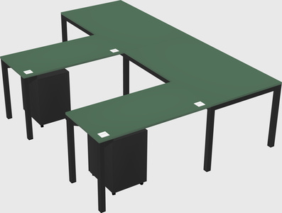 L-shaped desk