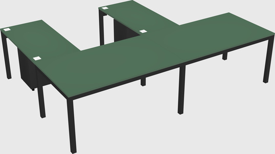 L-shaped desk