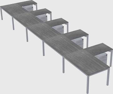 L-shaped desk