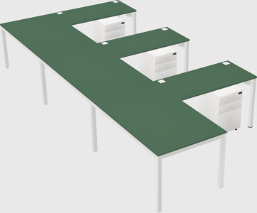L-shaped desk