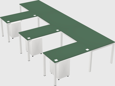 L-shaped desk