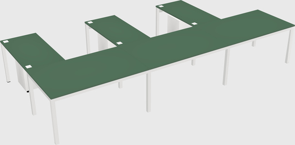 L-shaped desk