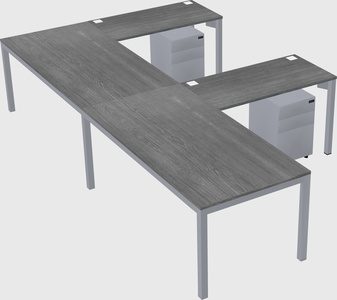 L-shaped desk