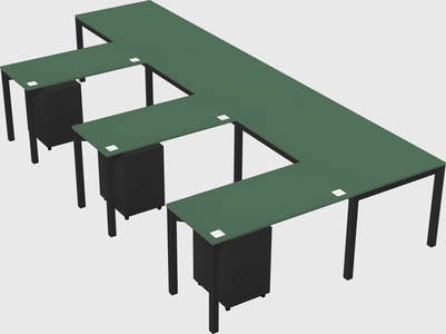 L-shaped desk