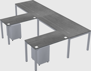 L-shaped desk