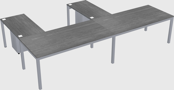 L-shaped desk