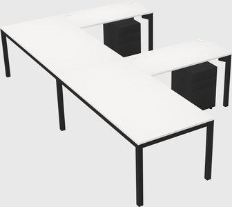 L-shaped desk