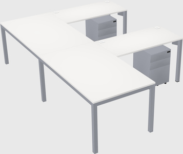 L-shaped desk