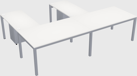 L-shaped desk