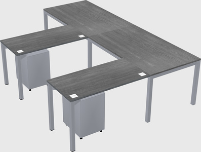 L-shaped desk