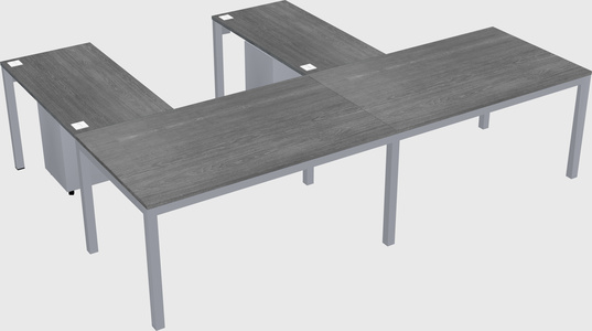 L-shaped desk