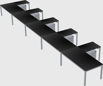 L-shaped desk