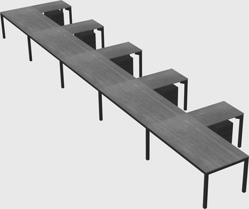 L-shaped desk