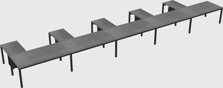 L-shaped desk