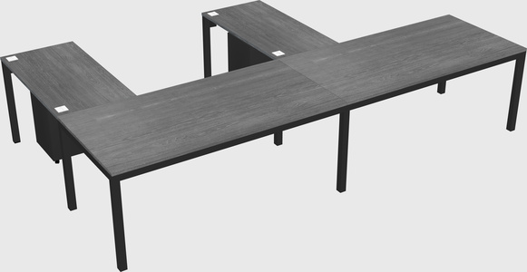 L-shaped desk