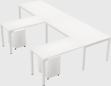 L-shaped desk