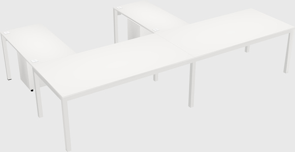 L-shaped desk