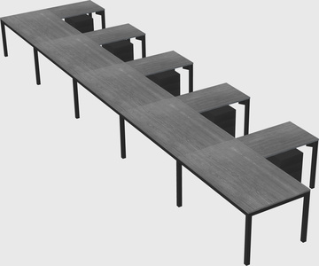 L-shaped desk