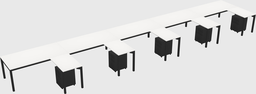 L-shaped desk