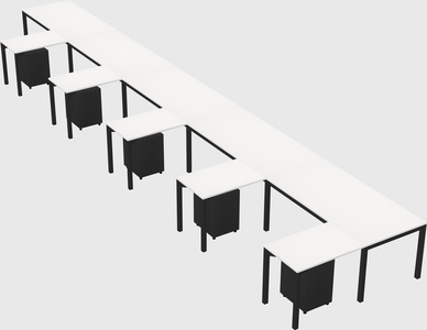 L-shaped desk