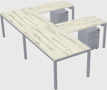 L-shaped desk
