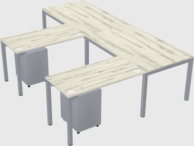 L-shaped desk